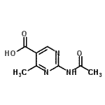 CAS 登录号：23092-47-9， 2-乙酰氨基-4-甲基-5-嘧啶羧酸