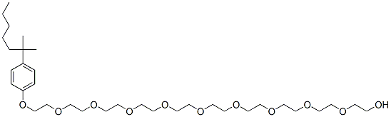 CAS#: 2315-66-4， p-tert-Octylphenol decaglycol ether