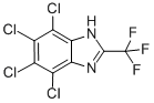 CAS 登录号：2338-29-6， 4,5,6,7-四氯-2-(三氟甲基)-1H-苯并咪唑