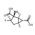 CAS#: 234085-22-4， (1R,2R,3R,5S,6R)-2-Amino-3-Fluorobicyclo[3.1.0]Hexane-2,6-Dicarboxylic Acid