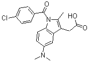 CAS#: 23456-71-5， 1-(4-Chlorobenzoyl)-5-dimethylamino-2-methylindole-3-acetic acid