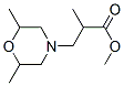 结构式 CAS# 23573-99-1, alpha,2,6-三甲基-4-吗啉丙酸甲酯