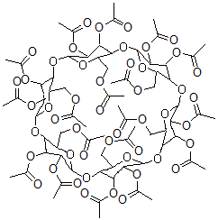 CAS#: 23661-37-2， alpha-Cyclodextrin octadecaacetate