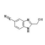 CAS 登录号：237429-61-7， 2-(羟基甲基)-1H-苯并咪唑-5-甲腈