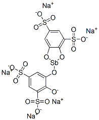 CAS#: 23940-36-5， Pentasodium 2-(2-Oxido-3,5-Disulphonatophenoxy)-1,3,2-Benzodioxastibole-4,6-Disulphonate