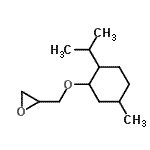 CAS#: 2399-56-6， 2-[(2-Isopropyl-5-Methyl-Cyclohexoxy)Methyl]Oxirane