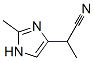 结构式 CAS# 23996-57-8, 2-乙基-1H-咪唑-1-丙腈