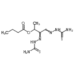 CAS#: 2407-55-8， 3,4-Bis(Carbamothioylhydrazono)-2-Butanyl Butyrate