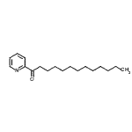 结构式 CAS# 242458-31-7, 1-(2-吡啶基)-1-十三烷酮