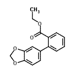 CAS#: 24351-53-9， Ethyl 2-(1,3-Benzodioxol-5-Yl)Benzoate
