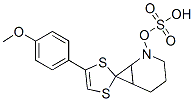 CAS#: 24372-73-4， 1-[4-(4-Methoxyphenyl)-1,3-Dithiol-2-Ylidene]-3,4,5,6-Tetrahydro-2H-Pyridine Sulfate