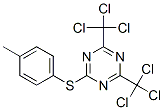 CAS#: 24478-01-1， 2-[(4-Methylphenyl)Thio]-4,6-Bis(Trichloromethyl)-1,3,5-Triazine
