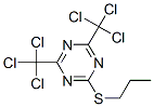 CAS#: 24504-17-4， 2-(Propylthio)-4,6-Bis(Trichloromethyl)-1,3,5-Triazine