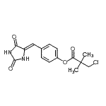 CAS#: 245072-83-7， 4-[(Z)-(2,5-Dioxo-4-Imidazolidinylidene)Methyl]Phenyl 3-Chloro-2,2-Dimethylpropanoate