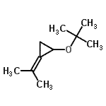 CAS#: 24524-56-9， 1-Isopropylidene-2-[(2-Methyl-2-Propanyl)Oxy]Cyclopropane
