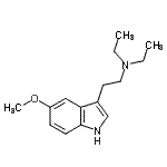CAS#: 2454-70-8， N,N-Diethyl-2-(5-Methoxy-1H-Indol-3-Yl)Ethanamine