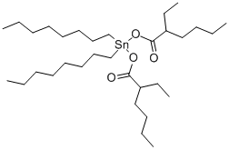 CAS 登录号：24577-34-2， 2-乙基-己酸 1,1'-(二辛基锡烷亚基)酯