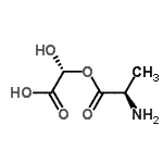 CAS#: 246043-49-2， (2R)-(D-Alanyloxy)(Hydroxy)Acetic Acid