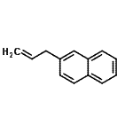 结构式 CAS# 2489-87-4, 2-烯丙基萘