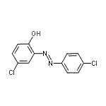 CAS#: 2491-55-6， 4-Chloro-2-[(E)-(4-Chlorophenyl)Diazenyl]Phenol