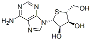 结构式 CAS# 2500-80-3, 2-(6-氨基嘌呤-9-基)-5-(羟基甲基)四氢噻吩-3,4-二醇