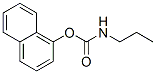 结构式 CAS# 25216-27-7, N-丙基氨基甲酸 1-萘基酯