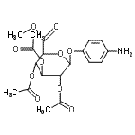 CAS#: 25218-22-8， Methyl 3,4,5-Triacetoxy-6-(4-Aminophenoxy)Tetrahydropyran-2-Carboxylate