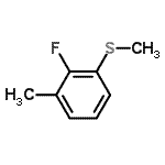 CAS#: 252555-44-5， 2-Fluoro-1-Methyl-3-(Methylsulfanyl)Benzene