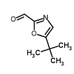 CAS#: 252662-41-2， 5-(2-Methyl-2-Propanyl)-1,3-Oxazole-2-Carbaldehyde