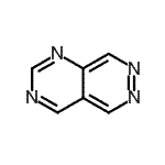 结构式 CAS# 253-88-3, 嘧啶并[4,5-d]哒嗪
