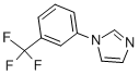 结构式 CAS# 25371-97-5, 1-[3-(三氟甲基)苯基]-1H-咪唑