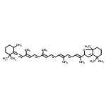 CAS#: 25548-02-1， 4,4,7A-Trimethyl-2-[(1E,3E,5E,7E,9E,11E,13E)-1,5,10,14-Tetramethyl-16-(2,2,6-Trimethylcyclohexylidene)Hexadeca-1,3,5,7,9,11,13,15-Octaenyl]-2,5,6,7-Tetrahydrobenzofuran