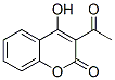 结构式 CAS# 2555-37-5, 3-乙酰基-2-羟基苯并吡喃-4-酮