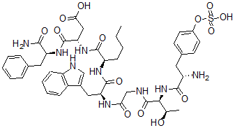 CAS#: 25613-79-0， Nle(8)-Caerulein(4-10)