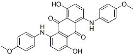 CAS#: 25632-24-0， 1,5-Dihydroxy-4,8-Bis[(4-Methoxyphenyl)Amino]-9,10-Anthracenedione