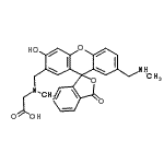 CAS#: 25639-40-1， N-({3'-Hydroxy-7'-[(Methylamino)Methyl]-3-Oxo-3H-Spiro[2-Benzofuran-1,9'-Xanthen]-2'-Yl}Methyl)-N-Methylglycine
