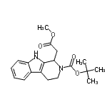 CAS#: 256407-56-4， 2-Methyl-2-Propanyl 1-(2-Methoxy-2-Oxoethyl)-1,3,4,9-Tetrahydro-2H-beta-Carboline-2-Carboxylate