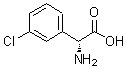 CAS 登录号：25698-37-7， (2R)-氨基(3-氯苯基)乙酸