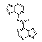 CAS 登录号：25732-28-9， 6-[(Z)-5H-嘌呤-6-基-氧偶氮基]-5H-嘌呤