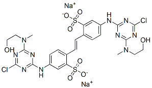 CAS#: 25790-73-2， Disodium 4,4'-Bis[[4-Chloro-6-[(2-Hydroxyethyl)Methylamino]-1,3,5-Triazin-2-Yl]Amino]Stilbene-2,2'-Disulphonate
