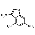 CAS 登录号：25826-59-9， 3,4,6-三甲基-1-苯并呋喃
