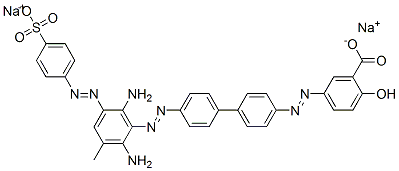 CAS 登录号：2586-58-5， 直接棕 1A