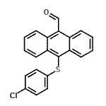 CAS#: 259196-25-3， 10-[(4-Chlorophenyl)Sulfanyl]-9-Anthracenecarbaldehyde
