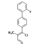 CAS#: 259252-07-8， (2Z)-3-Chloro-3-(2'-Fluoro-4-Biphenylyl)-2-Methylacrylaldehyde