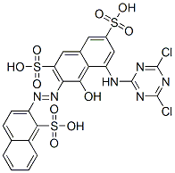 CAS#: 25926-16-3， 5-[(4,6-Dichloro-1,3,5-Triazin-2-Yl)Amino]-4-Hydroxy-3-[(1-Sulpho-2-Naphthyl)Azo]Naphthalene-2,7-Disulphonic Acid