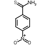 结构式 CAS# 26060-30-0, 4-硝基苯硫代甲酰胺