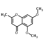 CAS 登录号：26213-83-2， 5,7-二甲氧基-2-甲基-4H-苯并吡喃-4-酮
