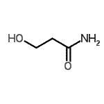 结构式 CAS# 2651-43-6, 3-羟基丙酰胺