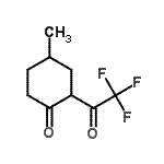 CAS 登录号：266309-22-2， 4-甲基-2-(三氟乙酰基)环己酮