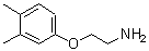 结构式 CAS# 26646-48-0, 2-(3,4-二甲基苯氧基)乙胺